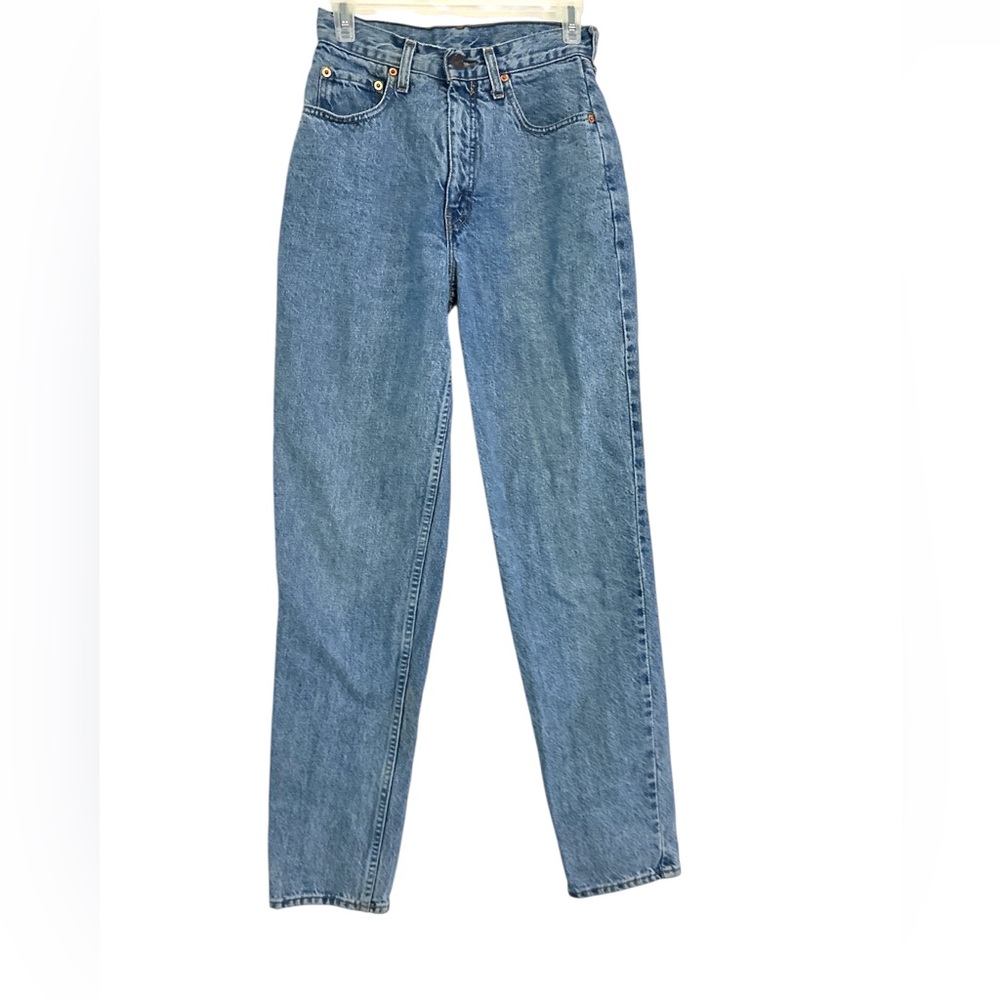 Vintage Levi' Strauss 881 Fit‎ Tab Blue Jeans 1992 orange tab women’s size 12 - Picture 3 of 14